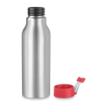 Aluminium fles om aan rugzak te hangen 500ml Uptown kleur rood tweede weergave