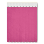 Tyvek polsbanjdes bedrukken met logo 19 mm kleur fuchsia tweede weergave