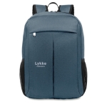 Gepersonaliseerde polyester 15'' laptoprugzak Stockholm kleur blauw hoofdweergave