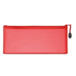 Plastic doorzichtige reclame etui ClearView kleur rood