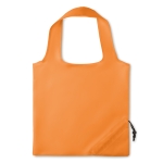 Polyester opvouwbare shopping bag bedrukken 190T Strawberry kleur oranje