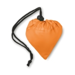 Polyester opvouwbare shopping bag bedrukken 190T Strawberry kleur oranje tweede weergave