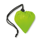 Polyester opvouwbare shopping bag bedrukken 190T Strawberry kleur limoen groen tweede weergave