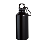 Kleine aluminium fles in felle kleuren 400ml Cruiser kleur zwart