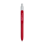 Promotie pennen laten personaliseren Essence Chrome kleur rood afbeelding met logo 2