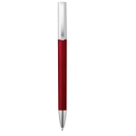 Promotie pen met blauwe inkt met metallic effect Metallic Print kleur rood eerste weergave