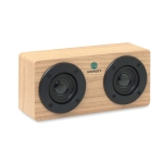 Bluetooth speaker Eco kleur hout hoofdweergave derde weergave