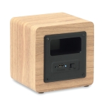 Bluetooth speaker Eco Mini kleur hout vierde weergave