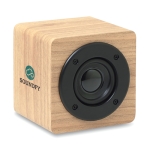 Bluetooth speaker Eco Mini kleur hout hoofdweergave