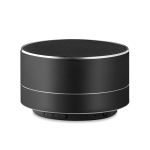 Elegante aluminium bluetooth speaker voor klanten Alusound kleur zwart