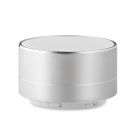 Elegante aluminium bluetooth speaker voor klanten Alusound kleur mat zilver