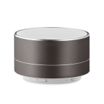 Elegante aluminium bluetooth speaker voor klanten Alusound kleur titanium