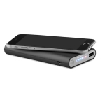 Powerbank met logo en rubberen afwerking 8.000 mAh Wireless kleur zwart tweede weergave