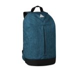 Polyester anti-diefstal rugzak met logo SaveTrip 600D kleur blauw