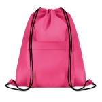 Rugtasjes bedrukken met trekkoord en Urban Pocket kleur fuchsia