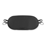 Gepersonaliseerd slaapmasker met logo Relax kleur zwart