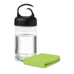 Klein tritan drinkflesje bedrukken met handdoek 300ml FitStyle kleur limoen groen tweede weergave