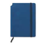 Hoge kwaliteit A5 zacht notitieboek met logo bedrukken Uptown kleur blauw