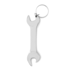 Metalen flesopener sleutelhanger bedrukken met logo ToolTime kleur zilver tweede weergave