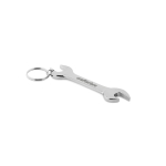 Metalen flesopener sleutelhanger bedrukken met logo ToolTime kleur zilver hoofdweergave derde weergave