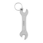 Metalen flesopener sleutelhanger bedrukken met logo ToolTime kleur zilver hoofdweergave