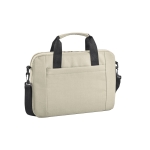 Gevoerde laptoptas met logo 15,6” Corporate kleur beige