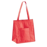 Non-woven koeltas bedrukken 80 g/m2 Shopper kleur rood