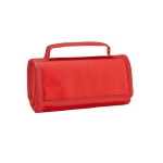 Opvouwbare non-woven koeltas met klittenbandsluiting 80 g/m2 Break kleur rood derde weergave