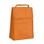 Opvouwbare non-woven koeltas met klittenbandsluiting 80 g/m2 Break kleur oranje