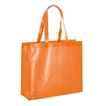 Goedkope non woven tassen bedrukken glanzend 110 g/m2 Colors kleur oranje