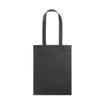 Non-woven tas met gelaste naden, lange hengsels, 80g/m² kleur zwart