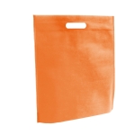 Non woven draagtassen laten bedrukken in felle kleuren 80 g/m2 Gallery kleur oranje