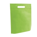 Voordelige non woven tas met versterkt handvat 80 g/m2 Minimart kleur lichtgroen