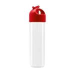 Originele plastic sportfles laten bedrukken 500 ml Colortop kleur rood