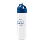 Originele plastic sportfles laten bedrukken 500 ml Colortop kleur koningsblauw afbeelding met logo