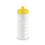 Bedrukte plastic BPA-vrije drinkflessen met logo van 530 ml Grip kleur geel