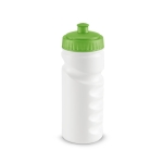 Bedrukte plastic BPA-vrije drinkflessen met logo van 530 ml Grip kleur lichtgroen