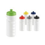 Bedrukte plastic BPA-vrije drinkflessen met logo van 530 ml Grip diverse kleuren