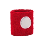 Elastische polsband met bedrukt logo Circle kleur rood