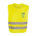 Reflecterend vest voor volwassenen met rits aan de zijkant Reflex met afdrukgebied