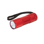 Aluminium zaklampen in kleuren voor promotie Alucolor kleur rood