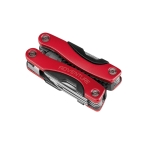 Multitool in diverse kleuren om aan klanten te geven Colors kleur rood afbeelding met logo