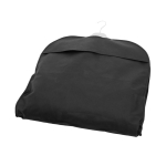 Goedkope gepersonaliseerde non-woven kledingtas 80 g/m2 Uptown kleur zwart