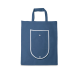 Opvouwbare non-woven tas met handvatten voor vervoer 80 g/m² kleur blauw