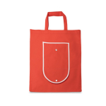 Opvouwbare non-woven tas met handvatten voor vervoer 80 g/m² kleur rood