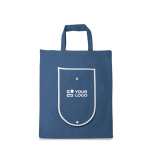 Opvouwbare non-woven tas met handvatten voor vervoer 80 g/m² met afdrukgebied