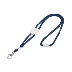 Verstelbare lanyards 0,5 cm en polyester geschikt voor Doming kleur blauw