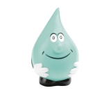 Stressbal in de vorm van een waterdruppel BlueDrop kleur lichtblauw eerste weergave