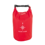 Waterdichte tas met verstelbaar handvat en inhoud 3,5 liter Bayside L kleur rood afbeelding met logo