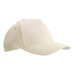 Natuurlijke kleur katoenen cap laten bedrukken Ecostyle Cap kleur naturel